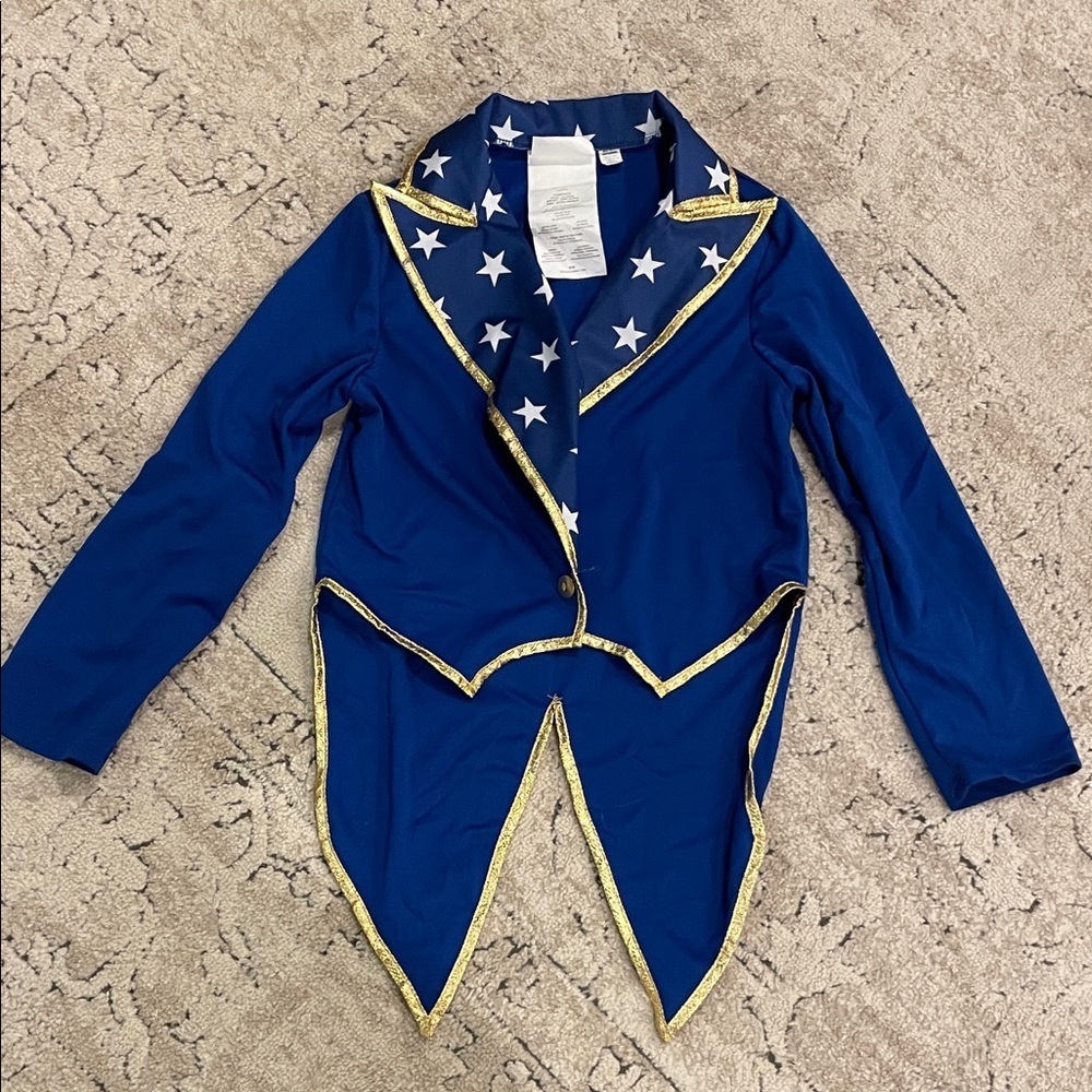 Kids Blue Starry Costume Jacket - Picture 1 of 10